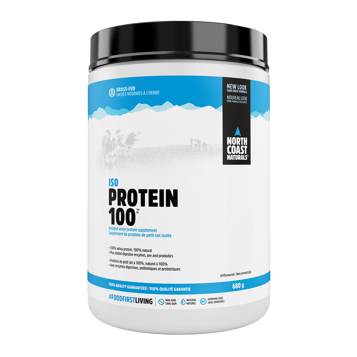 North Coast Naturals  ISO PROTEIN 100™  Unflavoured  680 g