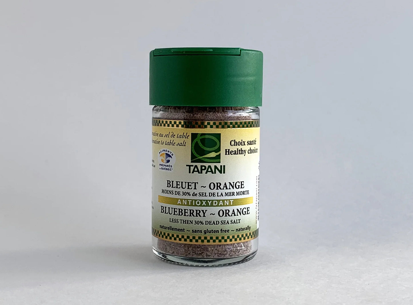 LA FINE FLEUR DE TAPANI - Half-salt, Herbs, Orange (salt grinder)  37 g