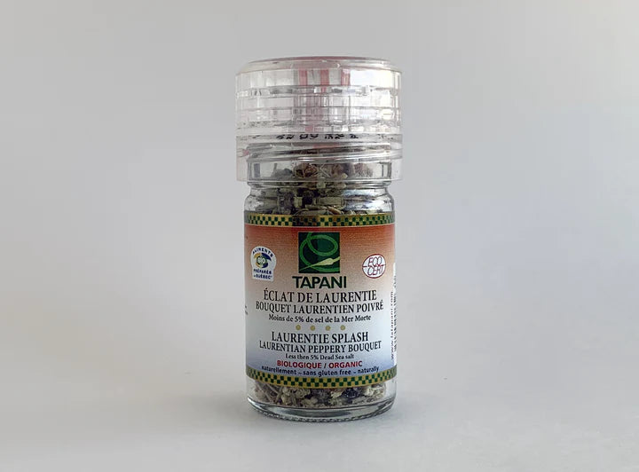 LA FINE FLEUR DE TAPANI  -   Half-salt, Pepper, Chili with garlic flower (salt grinder)