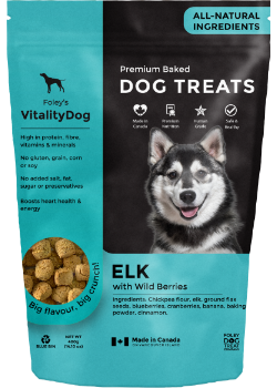 FOLEY DOG TREAT    Elk with Wild Berries 400g