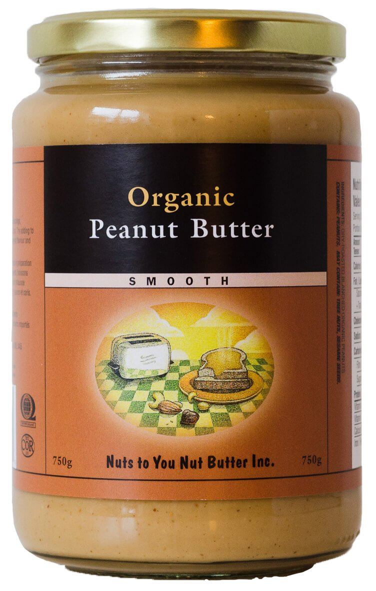 NUTS TO YOU    Org Peanut Butter Smooth 750g