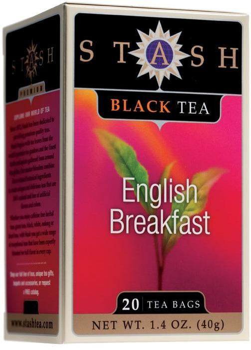 STASH TEA    Premium Black Tea Blends    STASH TEA    Premium Black Tea Blends    English Breakfast Tea 20bg