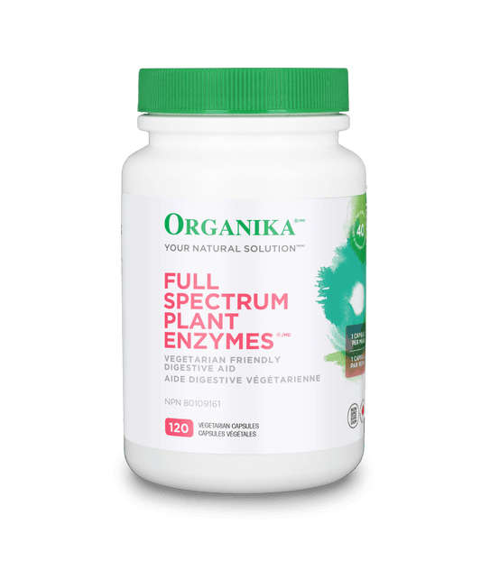 Organika   PLANT ENZYMES FULL SPECTRUM (DIGEZYME) 500MG 120VCAP