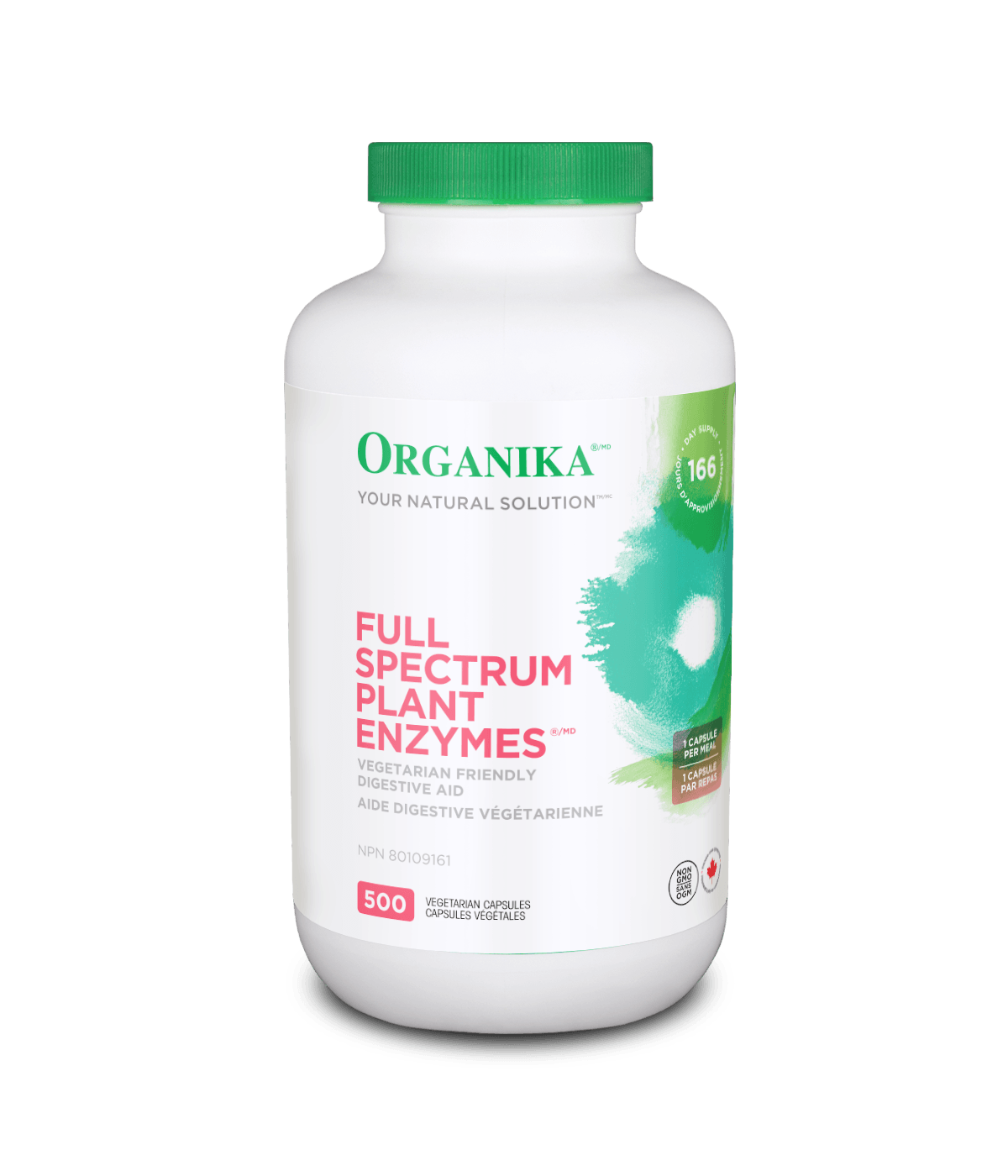 Organika   PLANT ENZYMES FULL SPECTRUM (DIGEZYME) 500MG 500VCAP