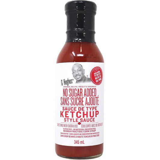 G Hughes Sugar Free | Ketchup | 367 mL | Case of 6