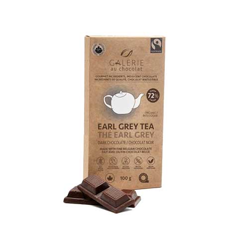 GALERIE-    DARK  CHOCOLATE     EARL GREY  BAR   100g