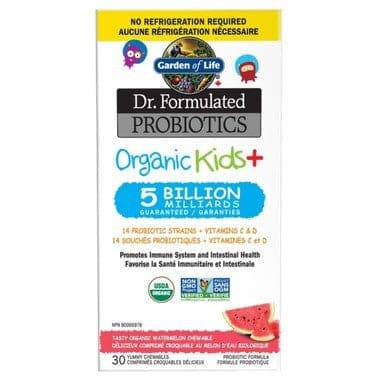 Garden of Life - Dr. F Organic Kids+ Chewables 5-B SS (Watermelon) - 30 CT