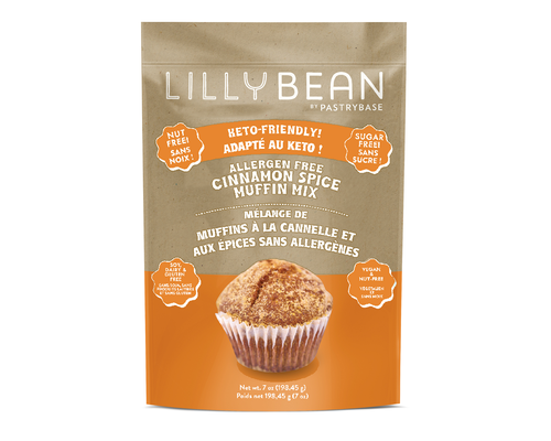 LILLY BEAN    Keto Baking Mixes    LILLY BEAN    Keto Baking Mixes    Keto Cinn Spice Muffin Mix 198g