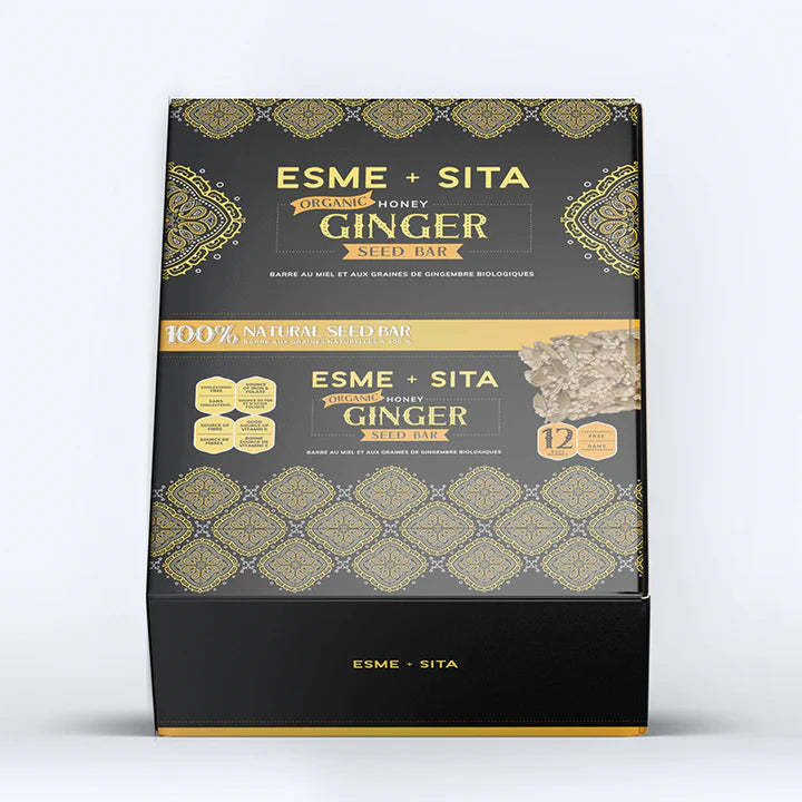 ESME+SITA    Organic Honey Ginger Bar, 12/pk