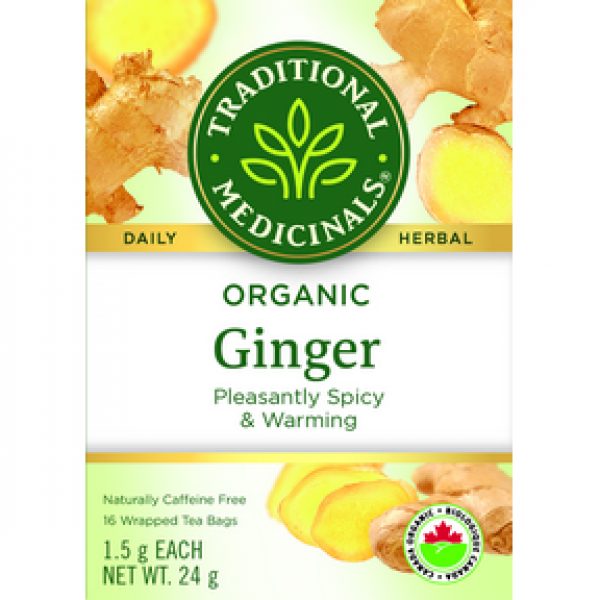 TRADITIONAL MEDICINALS    Org Ginger Tea 16bg