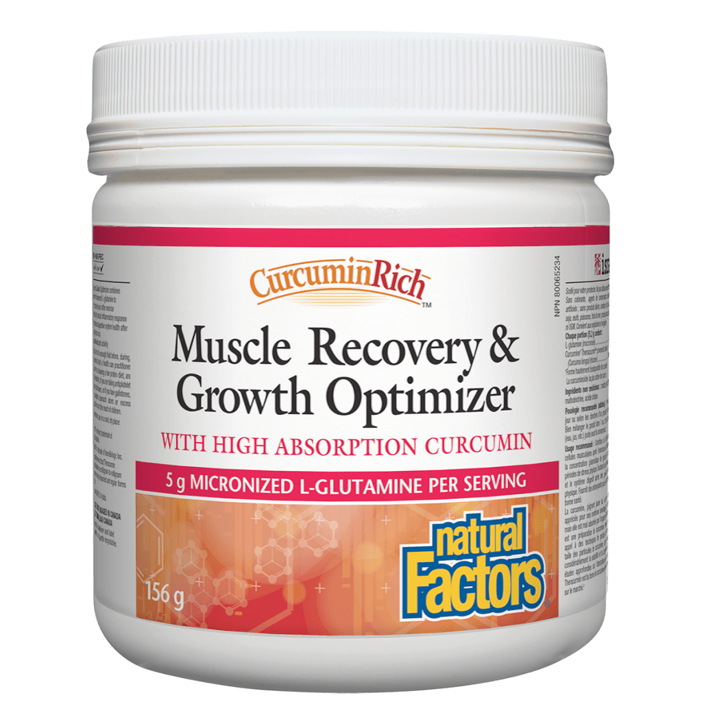 Natural Factors   Muscle Recovery & Growth Optimizer, CurcuminRich   156grpwd
