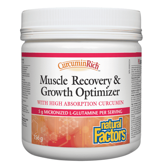 Natural Factors   Muscle Recovery & Growth Optimizer, CurcuminRich   156grpwd