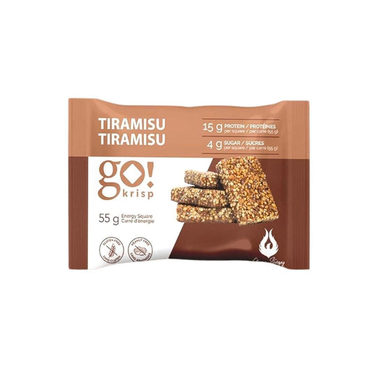 Go Nutrition by Jimmy Sévigny    Go Nutrition Go Krisp Tiramisu  55 g