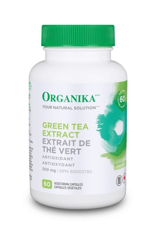 Organika   GREEN TEA EXTRACT 300MG 60VCAP