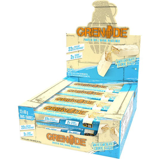 Grenade   White Chocolate Cookie   ( 12 X 60g )