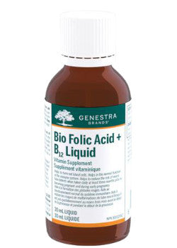 Genestra Brands Bio Folic Acid + B12 Liquid 30 mL 