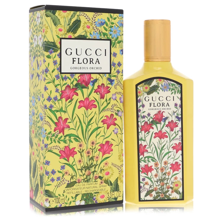Gucci    Women    Flora Gorgeous Orchid    100 ml Eau De Parfum Spray Refillable