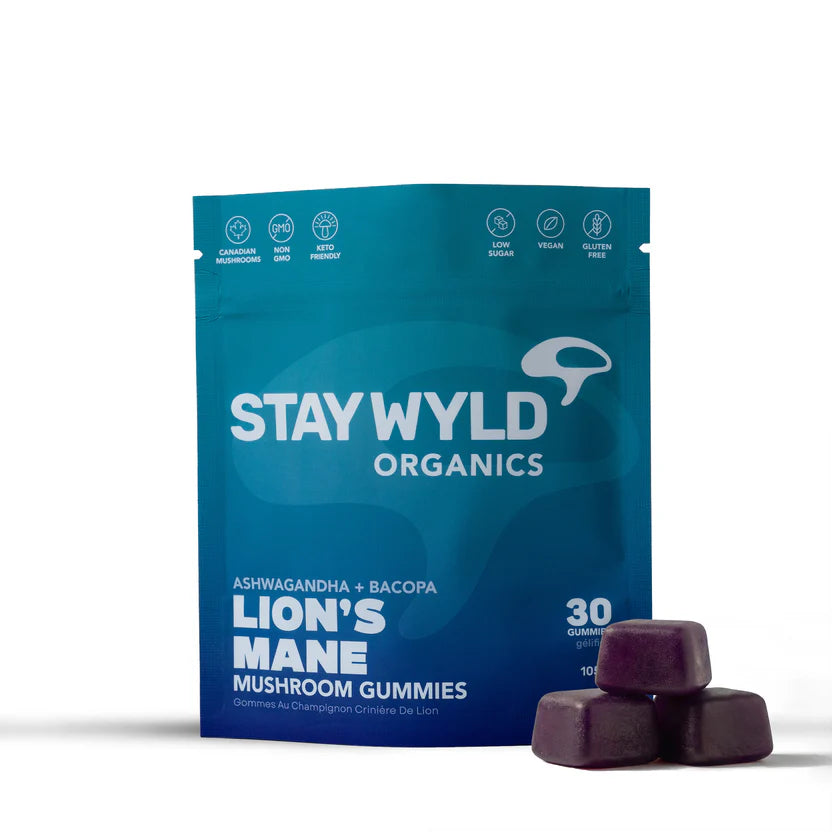 STAY WYLD ( LION'S MANE + GUMMY )  30's