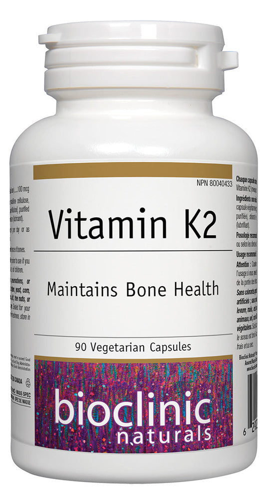 BioClinic   Vitamin K2 · 100 mcg   90 V-Cap