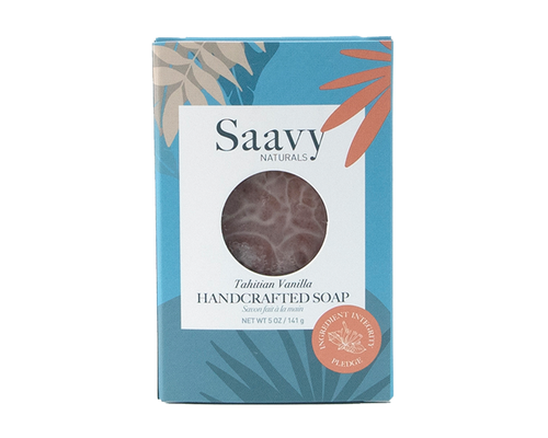 SAAVY NATURALS    Tahitian Vanilla Bar Soap 141g