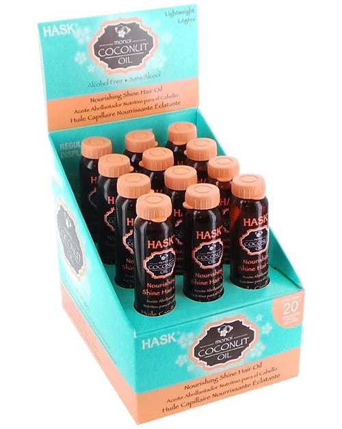 HASK MONOI OIL VIAL 18ML pack of 12
