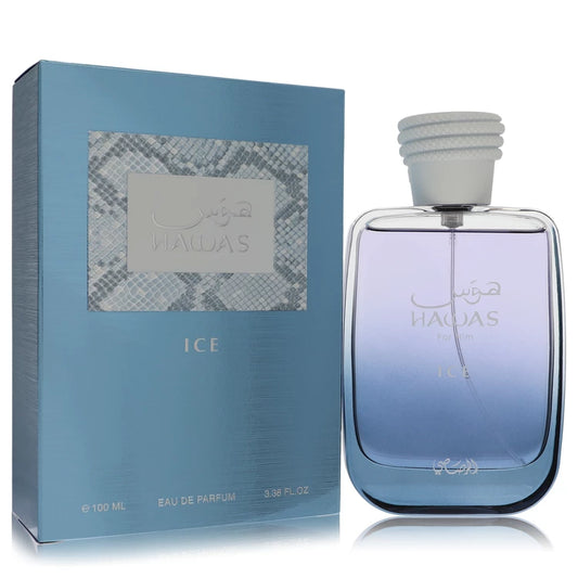 Hawas Ice Eau De Parfum Spray By Rasasi 100ml 3.3 oz Eau De Parfum Spray
