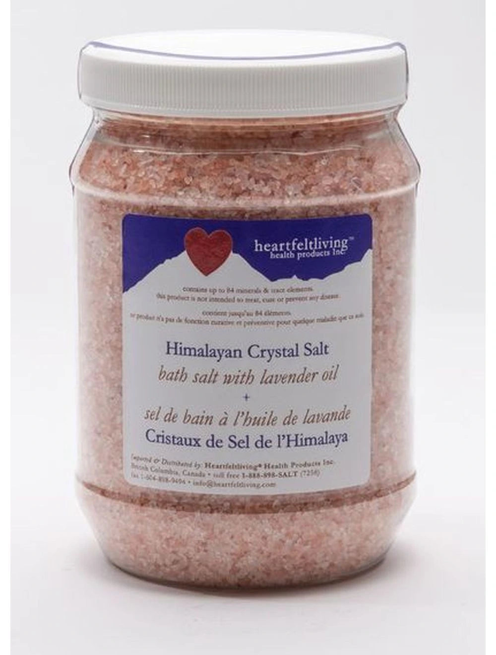 Heartfelt Living_HeartFeltLiving Bath Salt with Lavender Oil - (1000g)_1000g