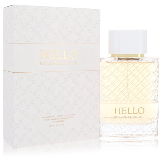 Hello By Lionel Richie Eau De Toilette Spray By Lionel Richie 3.4 oz Eau De Toilette Spray