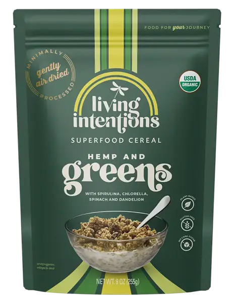Living Intentions_Superfood Cereal - Hemp & Greens_225g