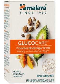 Himalaya Wellness    Himalaya Formulas Glucocare® (English)    Container Size: 180 Count    Each