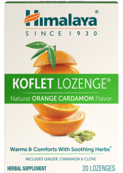 Himalaya Koflet Lozenge Orange Cardamom 20 Count