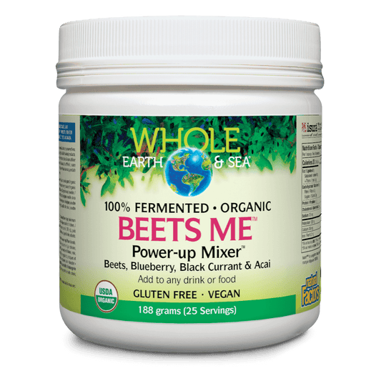 Natural Factors - WHOLE EARTH & SEA  - BEETS  ME - BEETS, BLUEBERRY, BLACK CURRANT & ACAI - 188g