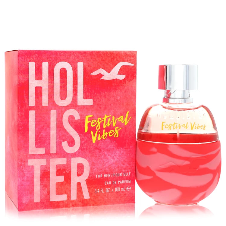 Hollister Festival Vibes Eau De Parfum Spray By Hollister 3.4 oz Eau De Parfum Spray