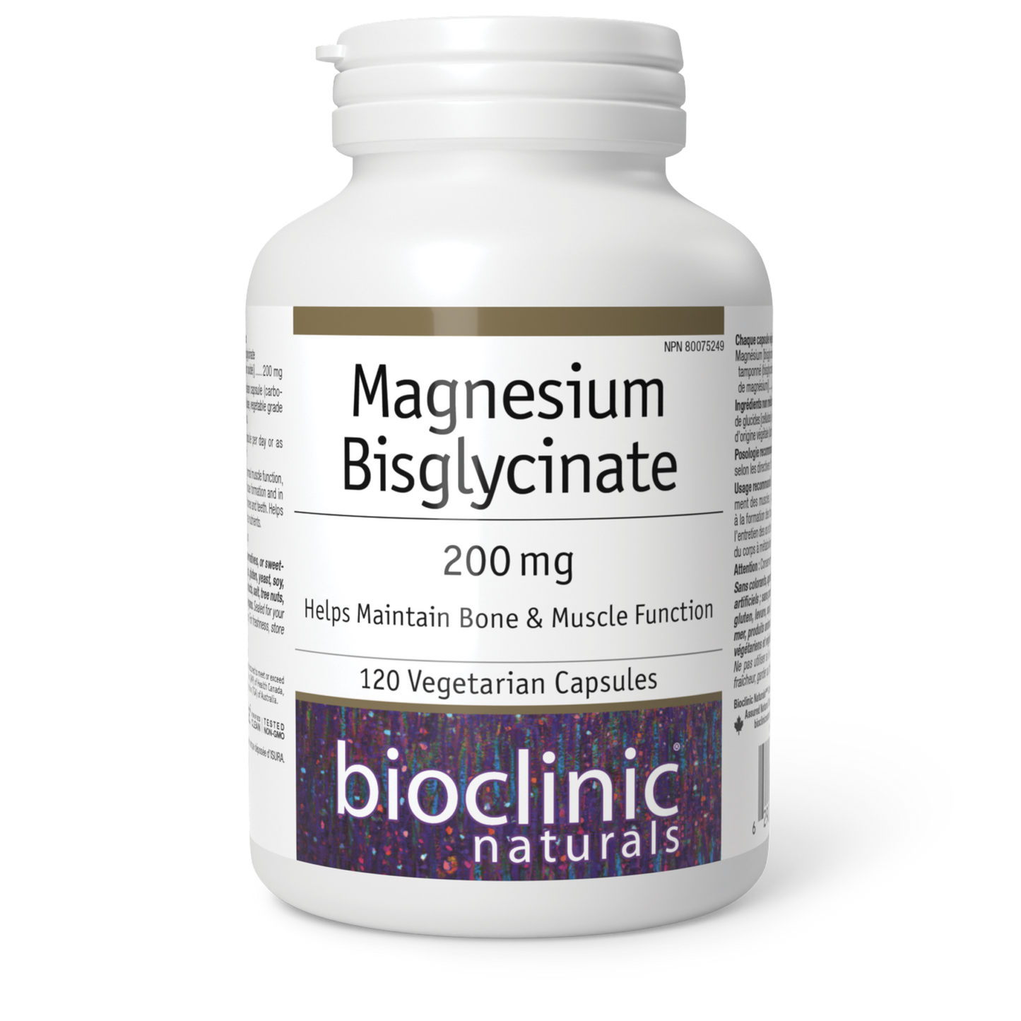 Bioclinic - Magnesium Bisglycinate 200 mg - 120 V-caps