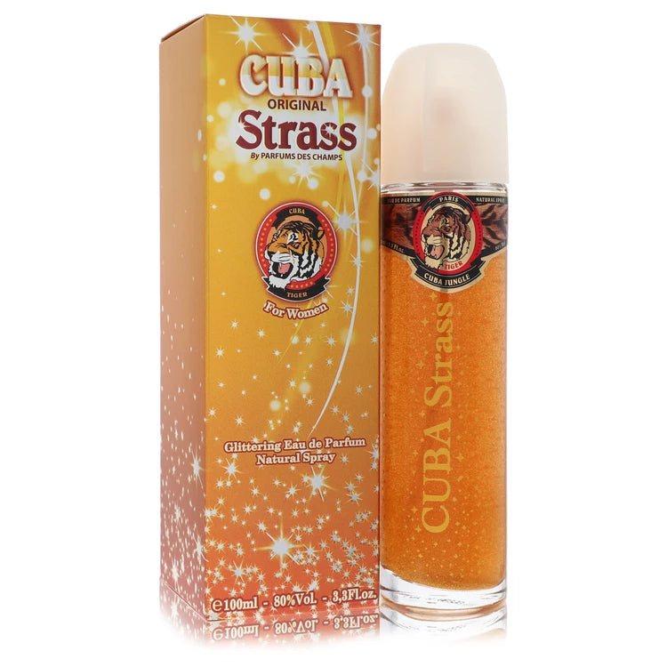 Cuba Strass Tiger Eau De Parfum Spray By Fragluxe 3.4 oz Eau De Parfum Spray