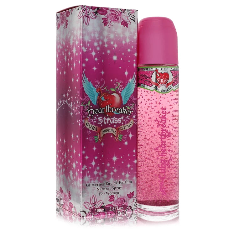Cuba Strass Heartbreaker Eau De Parfum Spray By Fragluxe 3.4 oz Eau De Parfum Spray