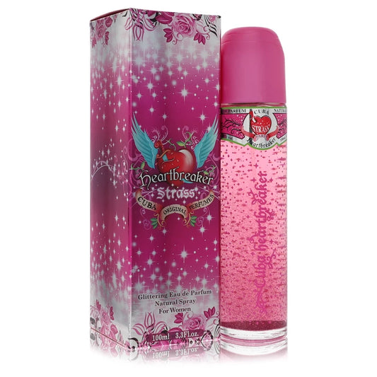 Cuba Strass Heartbreaker Eau De Parfum Spray By Fragluxe 3.4 oz Eau De Parfum Spray