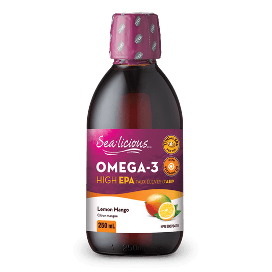 Sea-licious High EPA Lemon/Mango 250ml