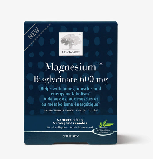 New Nordic   Magnesium Bisglycinate 60tab