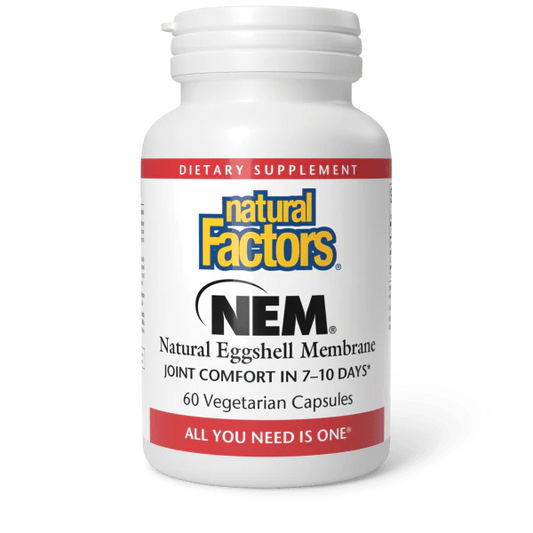 Natural Factors NEM® Natural Eggshell Membrane 500 mg 60 caps