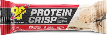 BSN - BSN PROTEIN CRISP BAR - VANILLA MARSHMALLOW - 56g -12/box