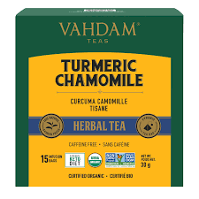 Vahdam Teas - Vahdam Tea - Turmeric Chamomile 6 x 15ct