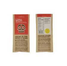 CHOCOSOL -   Dark Chocolate, 75% Cacao, 5 Chili Bullet    75g