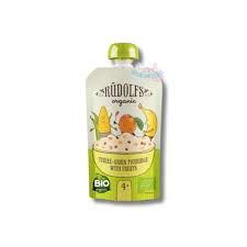 Rudolfs_Organic 3 Grain Porridge with fruits_110g