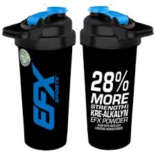 ALL AMERICAN PHARMA EFX SHAKER WITH HANDLE BLACK & BLUE 700ml