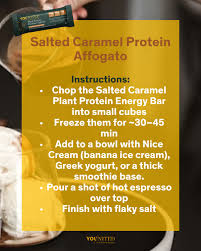 Younited - Plant Protein Whole Food Energy Bar - Salted Caramel - 60g
