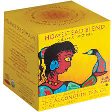 ALGONQUIN TEAS    Org Homestead Blend 16bg