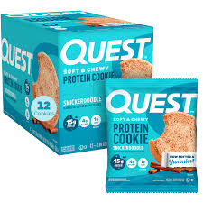 Quest   Quest Cookie, Snickerdoodle, 12/box