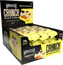 WARRIOR   CRUNCH BAR   64g - 12/box   BANOFEE PIE