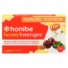 HONIBE    Lozenges    HONIBE    Lozenges    Pure Honey & Cherry 10pc*12